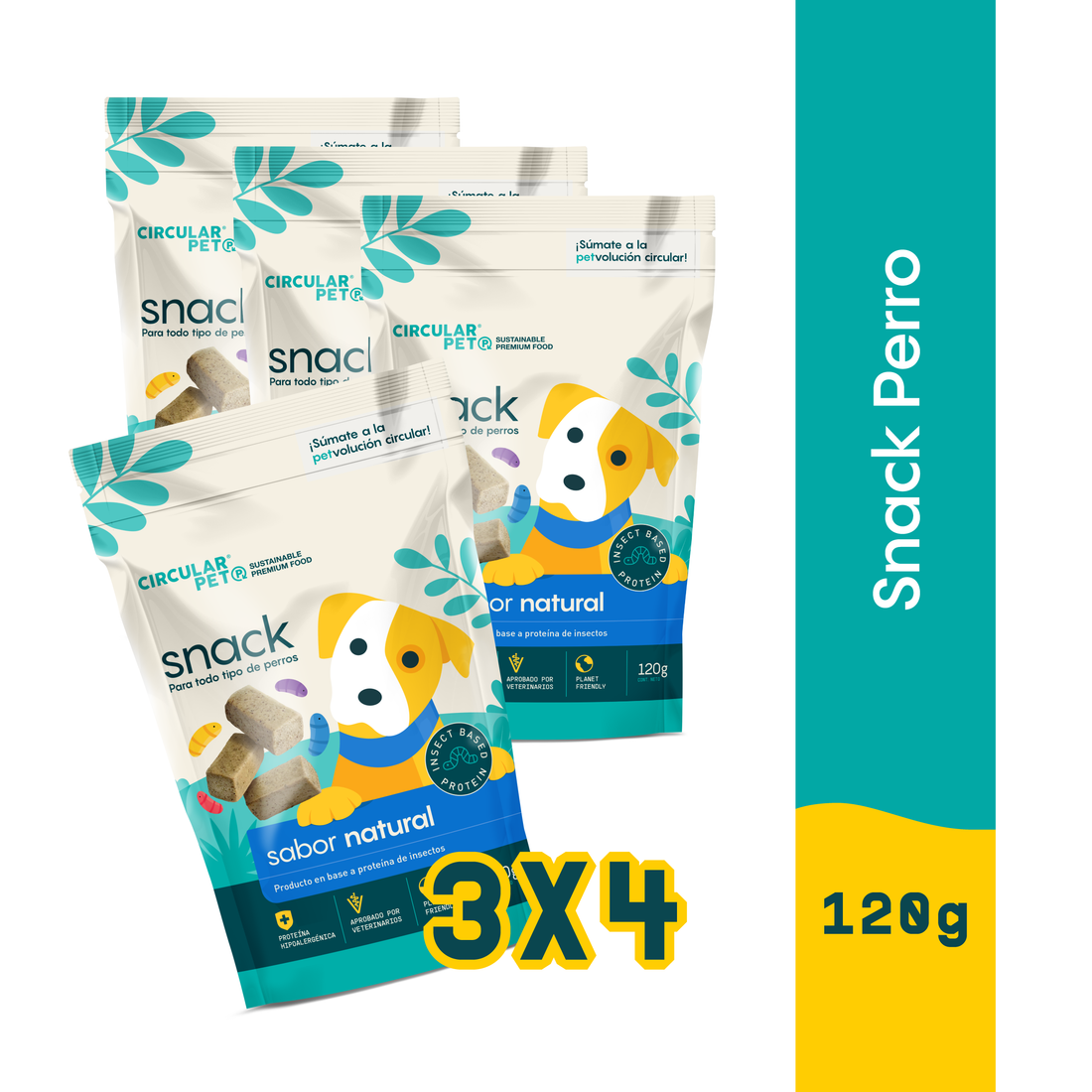 Snack Perro Proteína Insectos 120g
