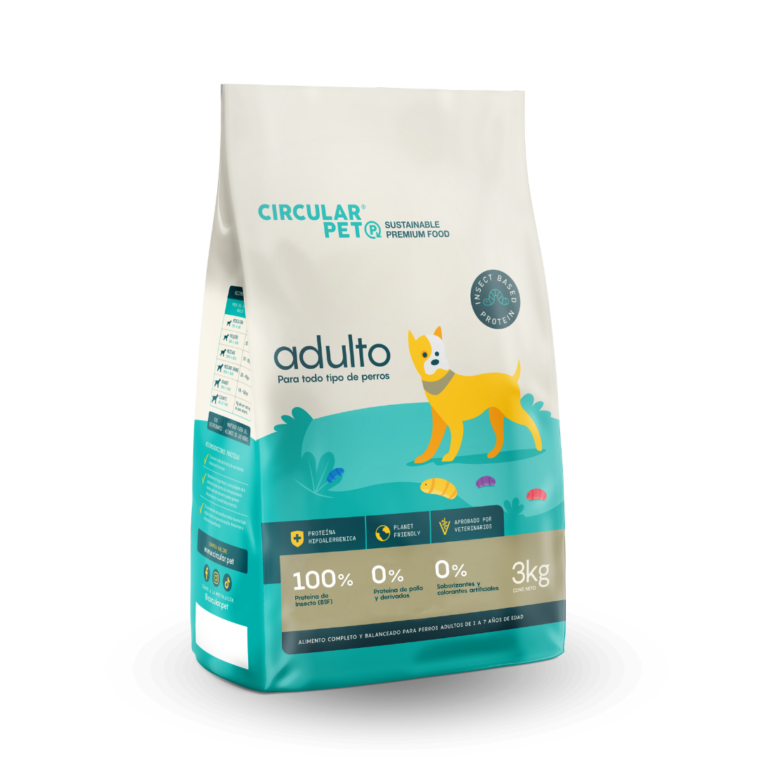 Alimento hipoalergénico para perros | Circular Pet® proteína de insectos