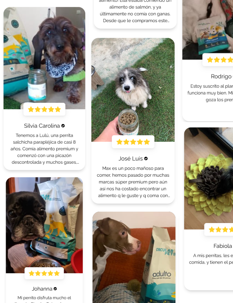 Alimento hipoalergénico para perros | Circular Pet® proteína de insectos