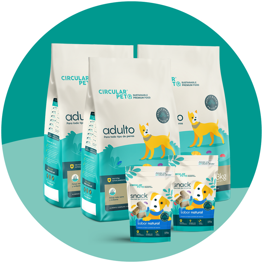 SUSCRIPCIÓN MENSUAL 9 KILOS Incluye 9 kg de alimento Adulto + 2 Snack + Despacho gratis